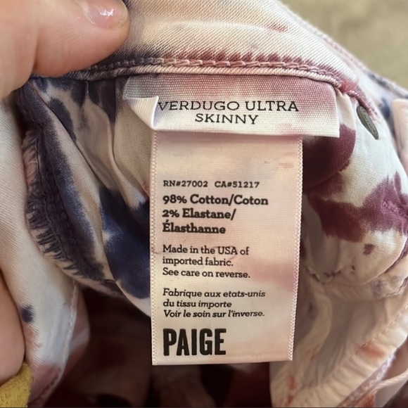 Paige Verdugo tie-dye ultra skinny jeans - Picture 4 of 5